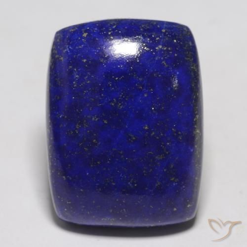 Lapis-lazuli bleue naturelle coupe coussin, 22,43 ct, opaque