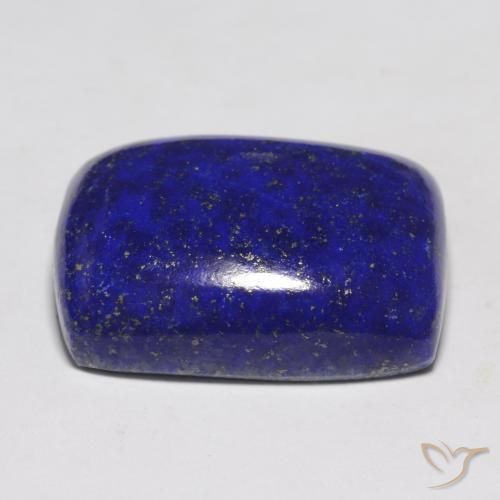 Lapis-lazuli bleue naturelle coupe coussin, 22,43 ct, opaque