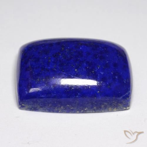 Lapis-lazuli Bleu marine intense naturelle Coussin, 22.69 ct, Opaque
