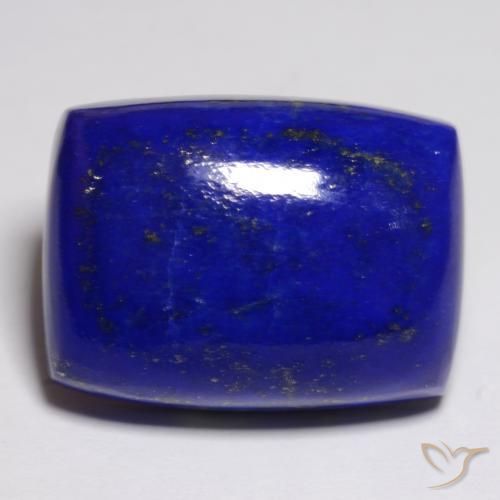 Lapis-lazuli Bleu marine intense naturelle Coussin, 22.16 ct, Opaque