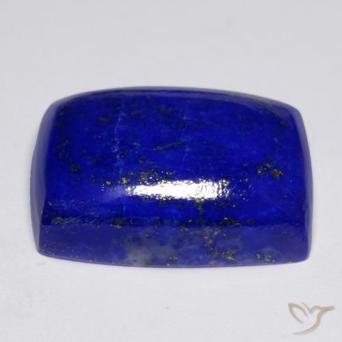 Lapis-lazuli Bleu marine intense naturelle Coussin, 22.16 ct, Opaque