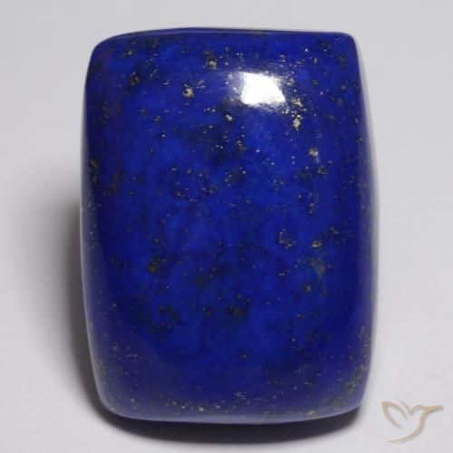 22.68ct Naturel Bleu marine intense Lapis-lazuli, Coussin, Opaque