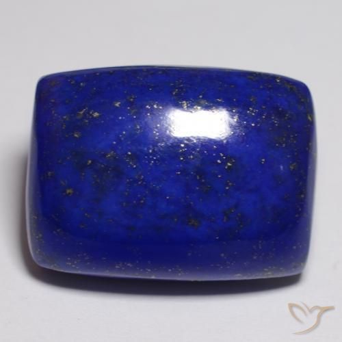 Lapis-lazuli Bleu marine intense naturelle Coussin, 22.68 ct, Opaque