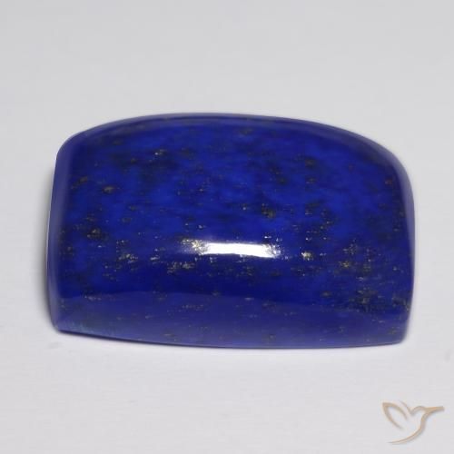 Lapis-lazuli Bleu marine intense naturelle Coussin, 22.68 ct, Opaque