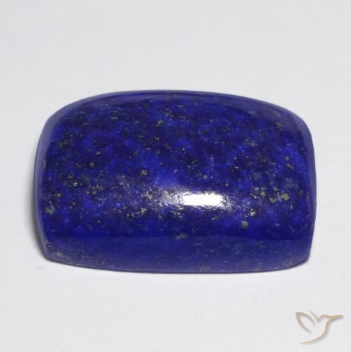Lapis-lazuli bleue naturelle coupe coussin, 21,85 ct, opaque