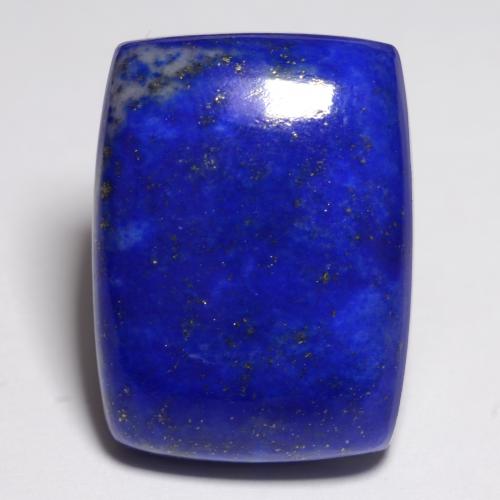 Lapis-lazuli bleue naturelle coupe coussin, 19,45 ct, opaque
