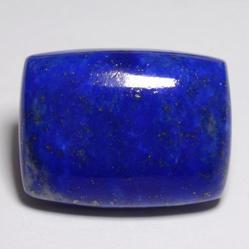 Lapis-lazuli bleue naturelle coupe coussin, 19,45 ct, opaque