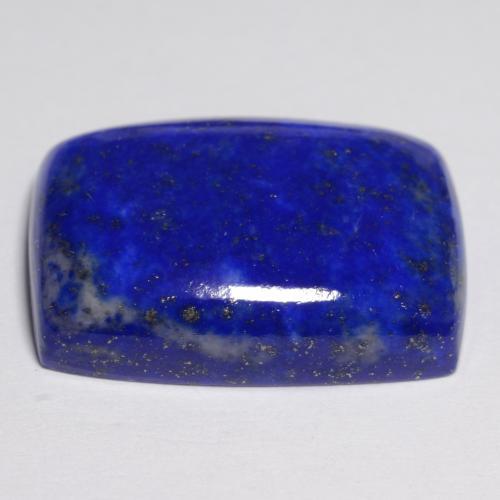 Lapis-lazuli bleue naturelle coupe coussin, 19,45 ct, opaque