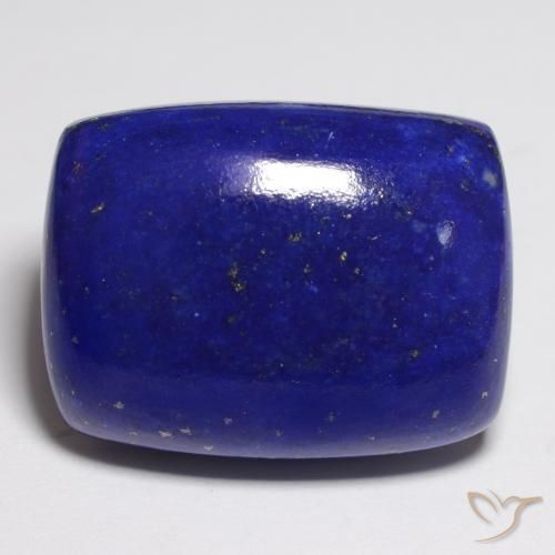 Lapis-lazuli Bleu marine intense naturelle Coussin, 22.41 ct, Opaque