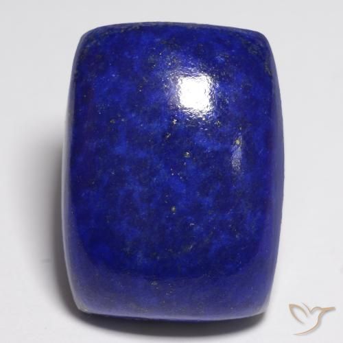 Lapis-lazuli bleue naturelle coupe coussin, 24,76 ct, opaque