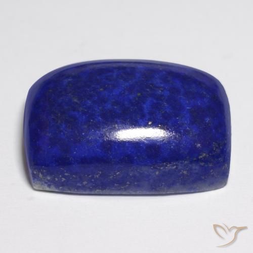 Lapis-lazuli bleue naturelle coupe coussin, 24,76 ct, opaque