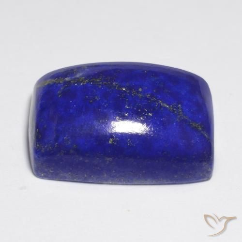 Lapis-lazuli Bleu marine intense naturelle Coussin, 23.77 ct, Opaque