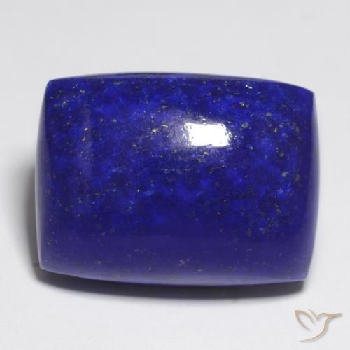 Lapis-lazuli Bleu marine intense naturelle Coussin, 22.44 ct, Opaque