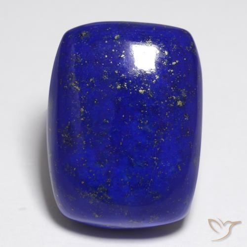 Lapis-lazuli Bleu marine intense naturelle Coussin, 20.99 ct, Opaque