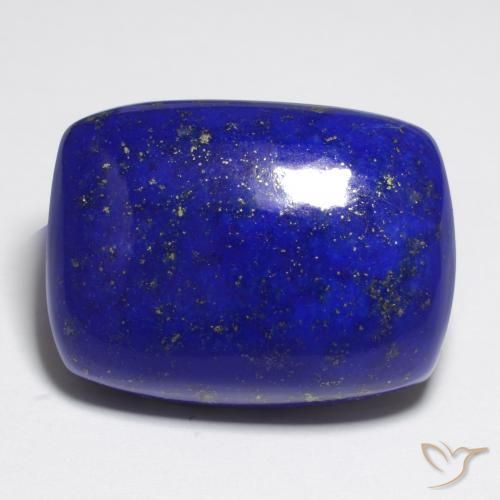 Lapis-lazuli Bleu marine intense naturelle Coussin, 20.99 ct, Opaque
