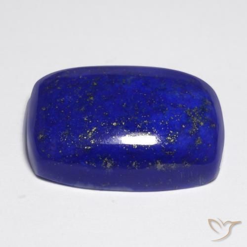 Lapis-lazuli Bleu marine intense naturelle Coussin, 20.99 ct, Opaque