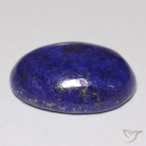 Lapis-lazuli bleue naturelle coupe ovale, 10,92 ct, opaque