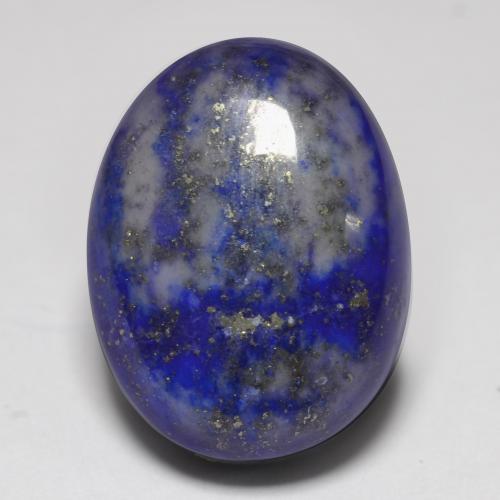 Lapis-lazuli Bleu égyptien profond naturelle Coupe ovale, 13.32 ct, Opaque