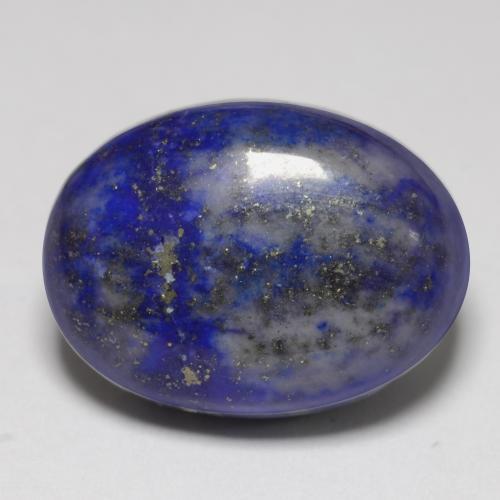 Lapis-lazuli Bleu égyptien profond naturelle Coupe ovale, 13.32 ct, Opaque
