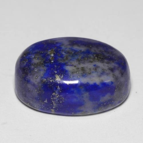 Lapis-lazuli Bleu égyptien profond naturelle Coupe ovale, 13.32 ct, Opaque