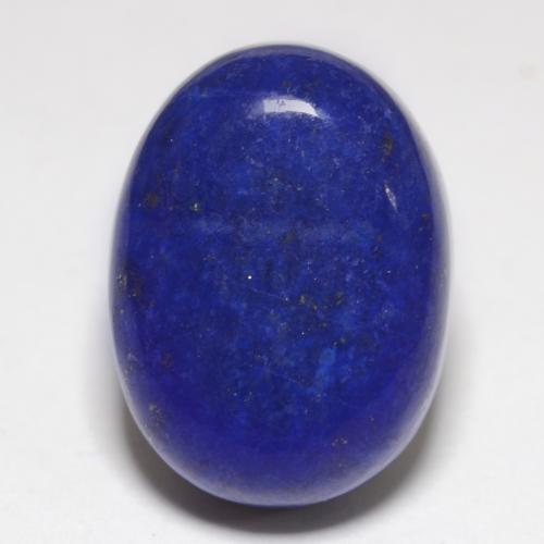 Lapis-lazuli bleue naturelle coupe ovale, 13,51 ct, opaque