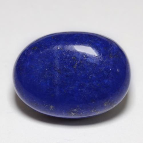 Lapis-lazuli bleue naturelle coupe ovale, 13,51 ct, opaque