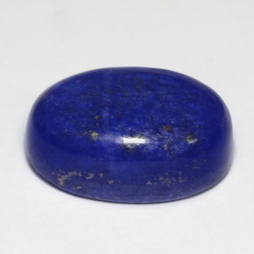 Lapis-lazuli bleue naturelle coupe ovale, 13,51 ct, opaque