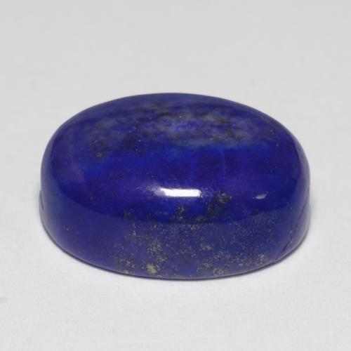 Lapis-lazuli bleue naturelle coupe ovale, 11,04 ct, opaque