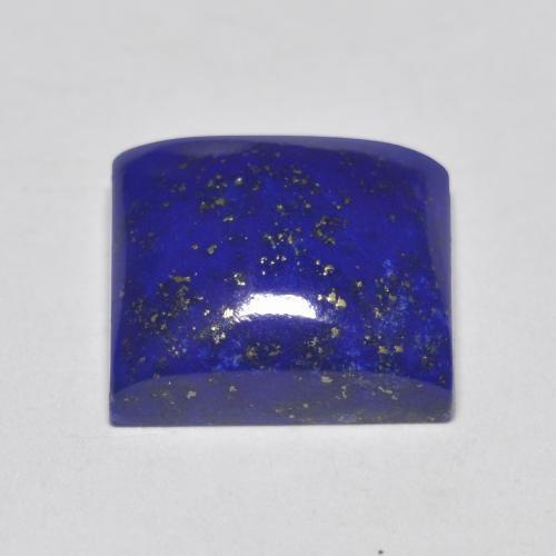 Lapis-lazuli Bleu marine intense naturelle Carré, 6.19 ct, Opaque