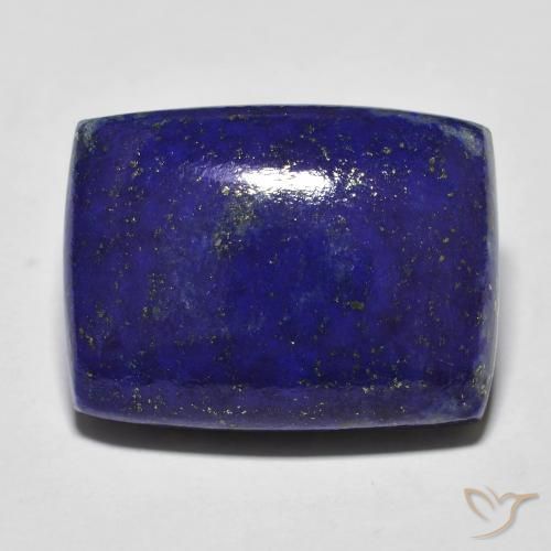 Lapis-lazuli Bleu foncé naturelle Coussin, 20.42 ct, Opaque