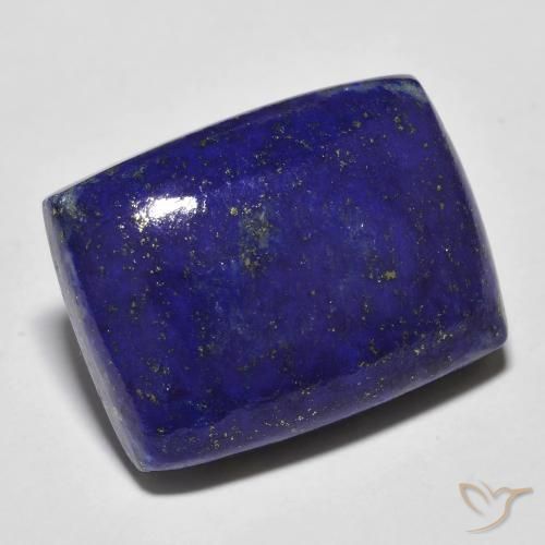 Lapis-lazuli Bleu foncé naturelle Coussin, 20.42 ct, Opaque