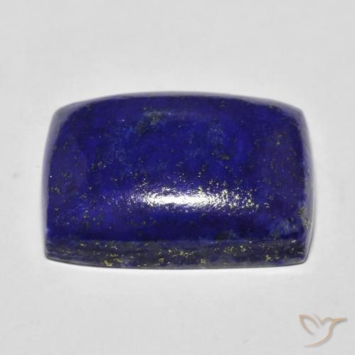 Lapis-lazuli Bleu foncé naturelle Coussin, 20.42 ct, Opaque