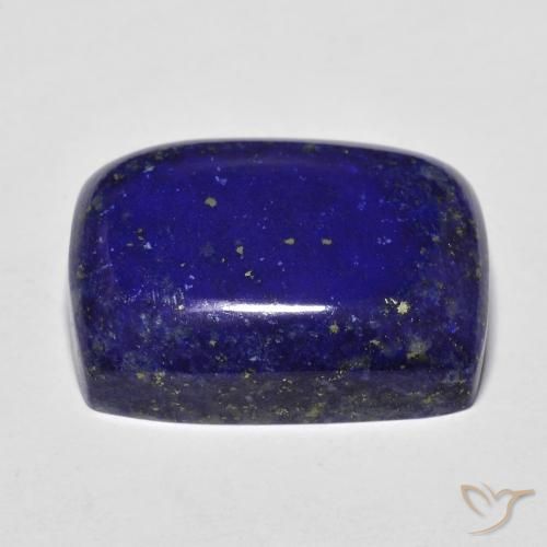 Lapis-lazuli Bleu foncé naturelle Coussin, 23.73 ct, Opaque