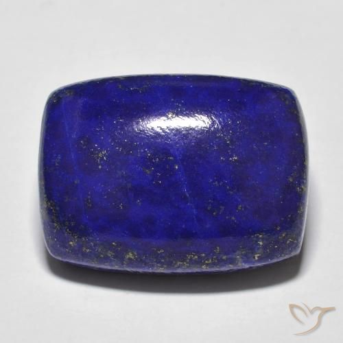 Lapis-lazuli Bleu marine intense naturelle Coussin, 23.47 ct, Opaque