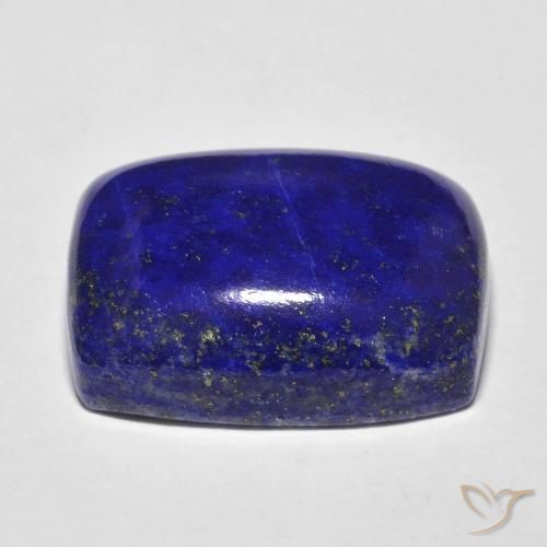 Lapis-lazuli Bleu marine intense naturelle Coussin, 23.47 ct, Opaque