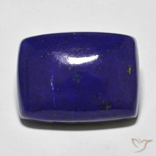 Lapis-lazuli Bleu foncé naturelle Coussin, 20.41 ct, Opaque