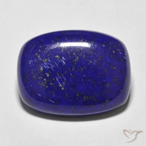 16.22ct Naturel Bleu foncé Lapis-lazuli, Coussin, Opaque