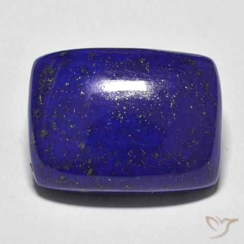 Lapis-lazuli Bleu foncé naturelle Coussin, 23.05 ct, Opaque