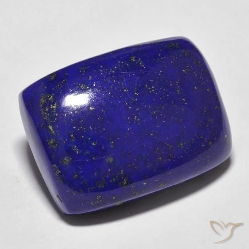Lapis-lazuli Bleu foncé naturelle Coussin, 23.05 ct, Opaque