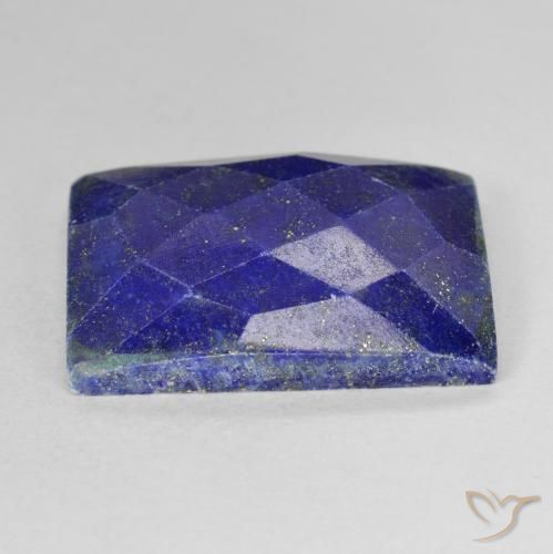 Lapis-lazuli Bleu foncé naturelle Baquette, 17.89 ct, Opaque