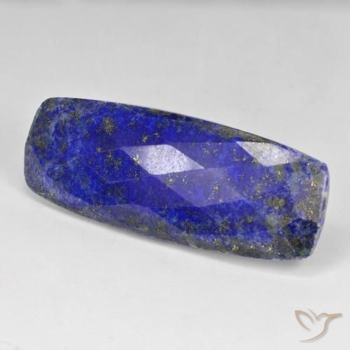 Lapis-lazuli bleu moyen naturelle coupe coussin, 35,68 ct, opaque