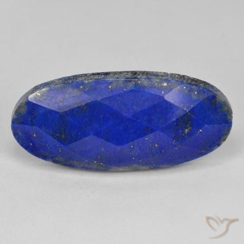 29.21ct Naturel Bleu marine Lapis-lazuli, ovale, Opaque