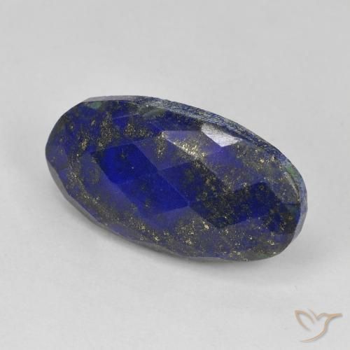 Lapis-lazuli Bleu très profond naturelle ovale, 14.34 ct, Opaque