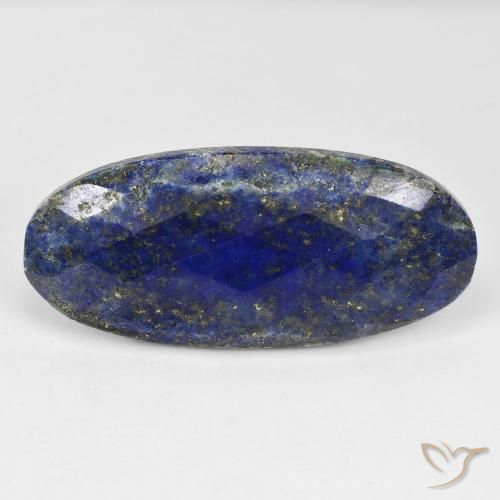40.24ct Naturel Bleu foncé Lapis-lazuli, ovale, Opaque