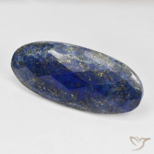 Lapis-lazuli Bleu foncé naturelle ovale, 40.24 ct, Opaque