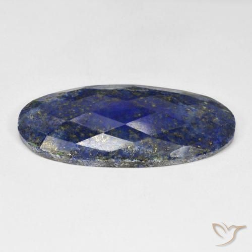 Lapis-lazuli Bleu foncé naturelle ovale, 40.24 ct, Opaque