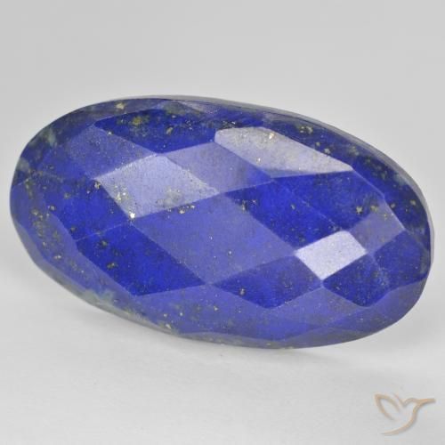 Lapis-lazuli Bleu vif naturelle ovale, 28.77 ct, Opaque