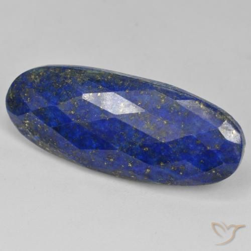 Lapis-lazuli Bleu foncé naturelle ovale, 27.48 ct, Opaque