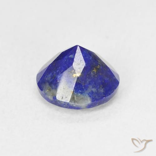 Lapis-lazuli Bleu moyen naturelle Coupe roude, 0.85 ct, Opaque