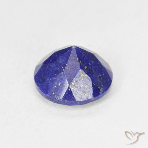 Lapis-lazuli Bleu vif naturelle Coupe roude, 0.84 ct, Opaque